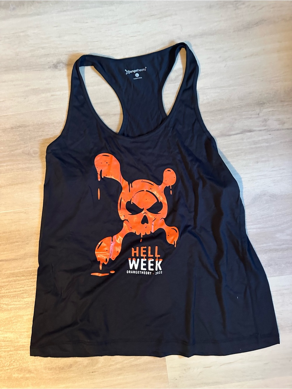 Orangetheory Hell Week Black Tank Top  l